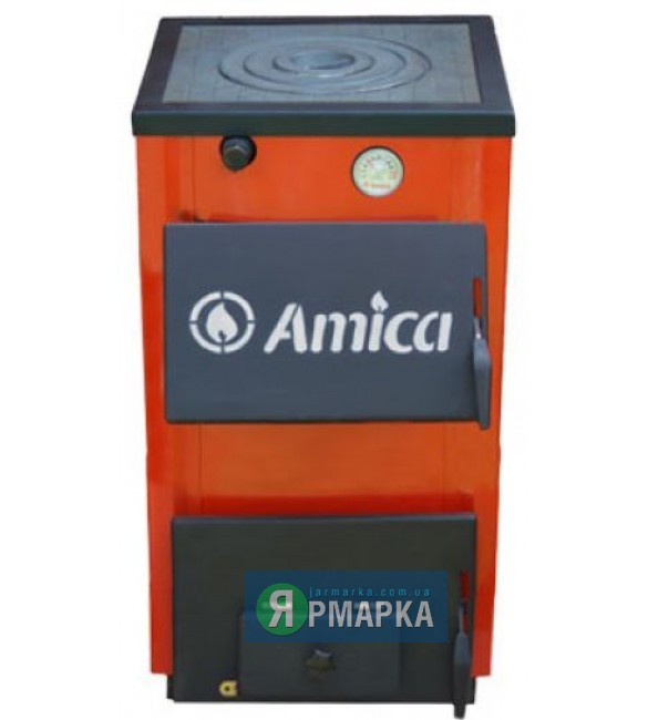 Твердотопливный котел Amica Optima 14 P (мощность 14 кВт)