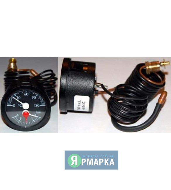 Термоманометр со встроенными датчиками температуры и давления Термометры Манометры Термоманометры