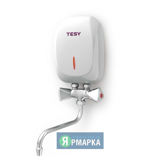 Водонагреватель электрический проточный TESY IWH 35 X02 KI (3,5 кВт с краном)